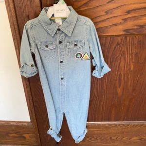 Carter’s one piece jumpsuit size 18 months. Brand new with tags.